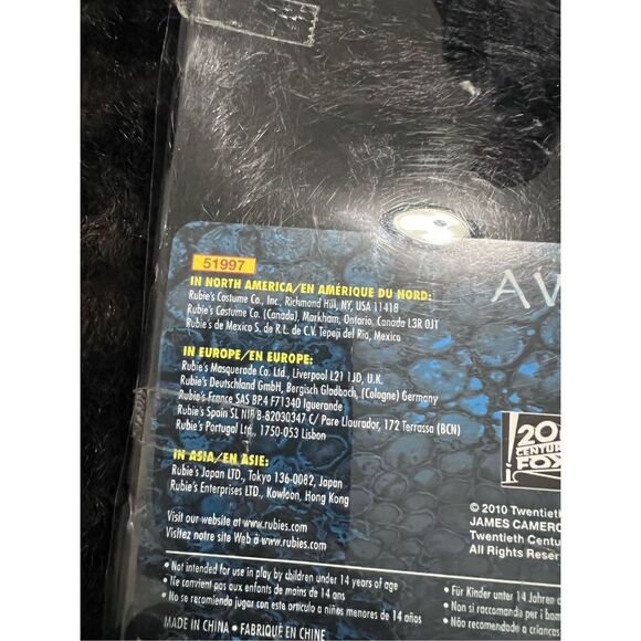 Jake Sully Wig Avatar Na'vi Cosplay Dress Up Halloween Adult rubies - Picture 5 of 5